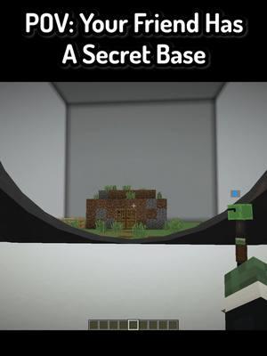 POV: Your Friend Has A Secret Base In Minecraft #Minecraft #funnymoments #mc #mcyt #minecraftmemes 