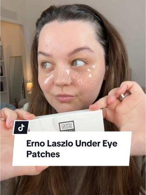 These are so great! I have never seen this kind of depuffing results in just 10 minutes! @Erno Laszlo Skincare #ernolaszlo #skincareroutine #undereyepuffiness #undereyepatches 