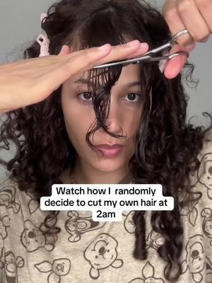 Did I just F*cked up my hair?😩🥹 #haircut #curlycut #curlyhaircut  #cutmyownhair #cutmyhair #curlyhairroutine #curlyhairstyles #curlyhairstyleideas 