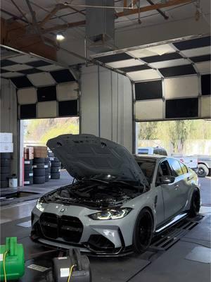 ADRO G80 tearing it up live on our dyno! #bmw #g80 #g80m3 #bmwm3 #partsscore #eventuri #cartok #adro #kwsuspension #stage2 #tuning #dyno