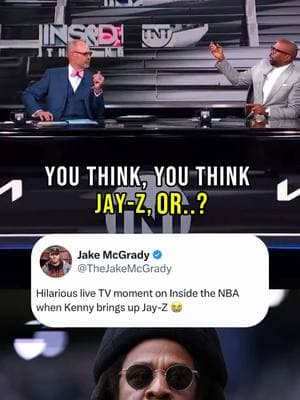 Inside the NBA crew reacts to Kenny bringing up Jay-Z live 🤣 (@NBA on TNT) #insidethenba #NBA #jayz #shaq #shaquilleoneal #kennysmith #charlesbarkley #shaqtinafool #diddy #nbabasketball #nbatiktok #nbatok #nbameme #nbamemes #nbafunny #nbafunnymoments #nbafyp #nbacontent #nbafans #nbafan #jakemcgrady 