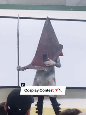 Here’s my cosplay entry from a local con a few weeks ago. I didn’t place but still had a lot of fun entering & talking to the judges about my cosplay. Also made PH’s spear this time which came out pretty cool i think. Shoutout to the bestie for helping me get around & stuff all day! 🔻🔪 @⚔️ 🌺 Bella 🌺 ⚔️ #silenthill #silenthill2 #silenthillcosplay #pyramidhead #pyramidheadcosplay #cosplay #silenthill2cosplay #horrorcosplay #silenthill2remake #jamessunderland #cosplaycontest #cosplayconvention #bakersfieldcomiccon 