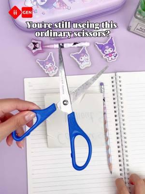 Are you still using ordinary scissors?#iigen #stationery #stationeryaddict #scissors #funnyvideo #cutestationery #student #funny #fyp #iigenstationery 