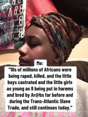 How were they gone be able to “come get us,” when they were going through the same thing and worse? 50% of Africans died on transport to Arab countries, in wooden type chains. Babies throw to the grown and stomped for crying. Forcibly bred to create a group of people I won’t name bc yall not ready for that conversation. #blackhistory #blackeducation #Africanhistory #africanamerican #whitelies 