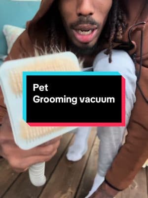 What season does your animal shed the most? #animalcare #groomingdog #vacuum #pethair #shedingszn 