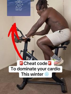 Dominate your cardio this winter ❄️  #exercisebike #athomeworkout #workoutathome #athomeworkouts #cardio #cycling #bike #biking #bikeride #tiktokshopholidaydeals #tiktokshopholidayhaul 