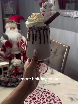 drinking my way through the holidays…one milkshake at a time 🎅🏽🍫 ft. @BreyersIceCream  • • • • #smores #smorerecipe #dessertdrink #marshmallow #chocolate #grahamcrackers #homebarista #makeadrinkwithme #smoresdrink #christmasdrinks #holidaydrinks #festivedrinks #milkshake #drinkrecipes #drinksoftiktok 