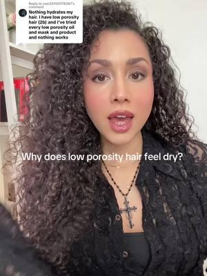 Replying to @user33935978387 #greenscreen let’s talk about dry low porosity hair and some tips to hydrate low porosity hair #lowporosityhair #lowporosityhairtips #lowporositycurls #curlyhairtips #dryhairtips 