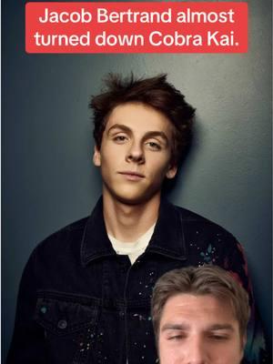 Jacob Bertrand almost turned down Cobra Kai. #jacobbertrand #jacobbertrandedit #cobrakai #elimoskowitz #hawkcobrakai #peytonlist 