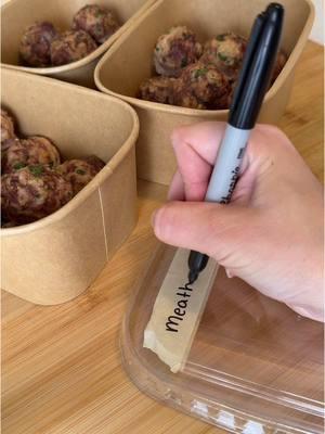 Post Partum Meal Prep: Freezer-Friendly Meatballs Makes ~30 meatballs Ingredients: - 1 lb ground beef (85% lean) - 1 lb ground chicken (93% lean) - 1/2 cup almond flour - 1/4 cup grated Parmesan  - 2 cloves garlic, minced - 1 large egg - 1 tsp onion powder - 1 tsp Italian seasoning - 1/2 tsp smoked paprika  - 1/2 tsp salt  - 1/4 tsp pepper - 2 tbsp chopped parsley  Instructions: 	1.	Preheat: Oven to 400°F. Line a baking sheet with parchment paper. 	2.	Mix: Combine all ingredients in a large bowl. Mix gently. 	3.	Form: Roll into 1.5-inch balls and place on the baking sheet. 	4.	Bake: Cook for 18–20 minutes until internal temp reaches 165°F. 	5.	Cool & Freeze: Let cool, freeze in a single layer, then transfer to a freezer bag or container. Reheating: 	•	From Frozen (Stovetop): Heat in sauce over medium for 15–20 minutes. 	•	From Frozen (Oven): Bake at 375°F for 20–25 minutes. 	•	From Frozen (Microwave): Place 3–4 meatballs in a microwave-safe dish with 2 tbsp of water or sauce. Cover and microwave on high for 2–3 minutes, stirring halfway, until heated through. Perfect for pasta, subs, or as a protein-packed snack!  #mealprep #freezermeals #freezermealprep #pregnant #pregnancy #meatballs 