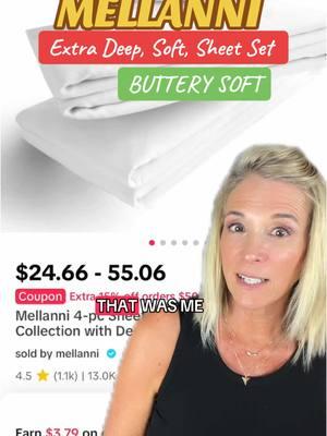 Sleep like a baby on these amazing sheets! They are soft, easy care, and cooling! You will love them. Grab them while the prize has dropped again. Free shipping and free returns. @Mellanni #mellannibedsheets #butterysoftsheets #bestbedsheets #sleepwelltonight #TikTokHolidayHaul #spotlightfinds #TikTokShopCreatorPicks 