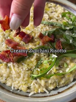 The full recipe for this Creamy Zucchini Risotto is on biteswithbri.com. You can also google “zucchini risotto bri”. #zucchini #risotto #creamyrisotto #zucchinirisotto #weeknightmeals #DinnerIdeas #cozymeal #EasyRecipe #cookingathome #recipesoftiktok #dinnerrecipe #fyp #dfwblogger #foodblogger #foodietiktok 