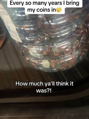 Imma drop the receipt in the comments, what ya’ll think it came up to? 👀#yeahitstootbaby #toot #tootbaby #fypfyp #funny #viral_video #pisces #foryoupage #fu #fyp #blessings #bigdawg #coins #secu #stateemployee #change #money #add #coins 