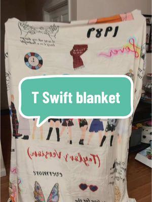 Perfect gift for T Swift lovers! #swiftie #swifties #tswift #swiftieblanket #softblanket #swiftiegifts #taylorfans #tiktokshopholidayhaul #spotlightfinds 