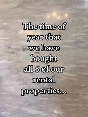 -September -October -November -December -January  Why?  1. Less competition. 2. More builder incentives. 3. Price drops. 4. Motivated sellers. However, if the numbers make sense and the property generates cash flow, that’s the best time. Reach out for more tips and tricks!  Agents, if you’re looking for a referral partner because you don’t know enough about investment properties, we would love to help you! #investmentproperty #mnrealtor #stmichaelmn #minnesotarealtor #albertvillemn #mnrealestate #buffalomn #jpwrealty #minneapolisrealtor #otsegomn #investor #investinginrealestate #rentalproperty #rentalproperties #landlord