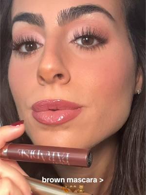 brown mascara >>>> 🧸🤎 #brownmascara #naturalmascara #naturalmakeup #natural #longlashes #glam #lashes @loréal paris usa 