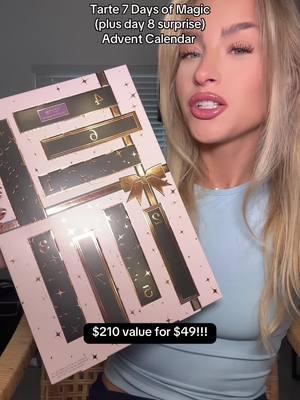 @tarte cosmetics 7 Days of Magic advent calendar!!! New lip butter shades in here! Day 8 is such a good surprise too! $210 value for $49… RUN! This is so fun ❤️ #tartecosmetics #tartebundles #tartebundle #tarteadventcalendar #makeupadventcalendar #tartelipplump #holidaydeals #adventcalendar #tartemaracujajuicylip #tartemaracuja #qvc 