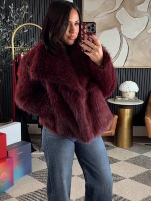 Amazon cropped fur coats that feel high-end without the high price.  Perfect for adding a little extra to any winter outfit! 5’2” | 130 lbs | 34DD | 25” waist Wearing size: small #AmazonStyle #WinterFashion #PetiteStyle #AmazonFashion #AmazonFinds #affliate #fashionover40 #ootdinspo #HonestReviews #OOTD #PetiteFashion #furjacket #AmazonFashionFinds 