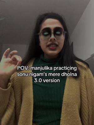 manjulika still trying to improve her breath control #meredholna #shreyaghoshal #sonunigam #bhoolbhulaiya #vidyabalan #karthikaryan #bollywood #desi #fyp 