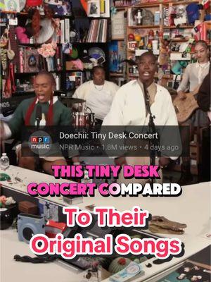 Doechii (part 1) hands down one of best Tiny Desks in a long time. instant classic. top 10 easy #tinydesk #Doechii #npr #topdawg #fyp #llusionmusic #tinydeskconcerts 