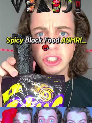 Spicy Black Food ASMR!_🥵 #mukbangspicyfood🔥🥵#spicyfood#likedidthat#asmr#mukbangspicy#mukbangspicycheetos#mukbang#usamukbang#usa#hot#taste#spicy#noreaction#BigORSmall#SourChallenge#hotchips#LeftORRight#SpicyChallenge#SourDrink#cheetosmacncheese#icespicee#YesORNo#fpy#viral