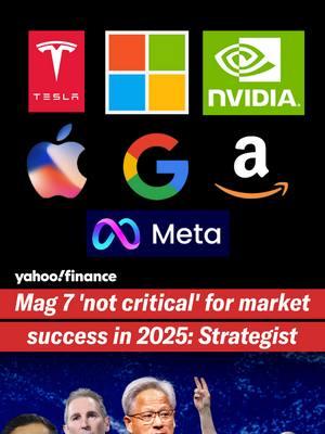 Mag 7 'not critical' for market success in 2025 according to J.P. Morgan Private Bank US Head of Investment Strategy Jake Manoukian. #yahoofinance #yahoofinancelive #finance #financetiktok #mag7 #magnificent7 #stockmarket #stockmarketnews #tesla #teslatok #apple #meta #google #alphabet #microsoft #amazon #nvidia #investor #cashflow #2025 #2025finance