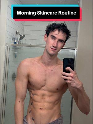 Morning Skincare routine as a male model🧼 #model #malemodel #skincare #skincareroutines #morningroutinecheck #viral 