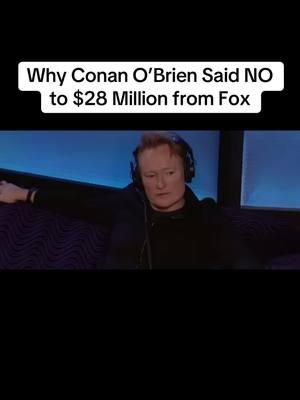 Why Conan O’Brien Said NO to $28 Million from Fox #ConanObrien #LateNightTV #HollywoodDecisions #TheTonightShow #FoxOffer #ComedyLegend #EntertainmentNews #CareerMoves #TalkShowHost