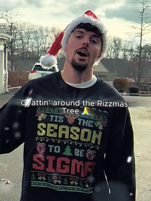 Gyattin’ Around The Rizzmas Tree 🗣️🔥 #jellyhouse #rizzmas #christmas #skibidi #song