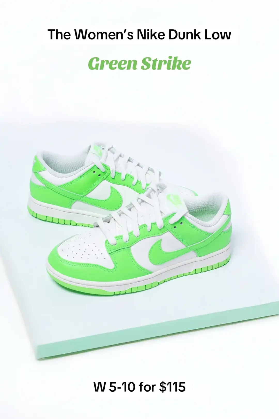 The Women’s Dunk Low  • The Green Strike hue adds a bold twist to this women’s low top silhouette. The leather base sneaker is now available in our San Antonio & Austin boutiques.  • Women’s 5-10 for $115 • 📍San Antonio  842 NW Loop 410 #103 Park North Shopping Center  • 📍Austin  3200 Palm Way #156 Domain North Side  • kickingit.com  • #kickingit #kisatx #nike #nikewomen #dunklow #fyp #sneaker #sneakers #sneakertok #sneakertiktok #foryoupage #foryourpage #streetwear #boutique #streetwearboutique #sneakerboutique #sneakerstore #blackowned #blackownedbusiness #austin #austintx #austintexas #texas #texasboutique #sanantonio #sanantoniotx #sanantoniotexas #satx #sneakerhead 