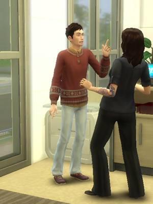 Seth England fires Alex Moyer  #simstok #thesims4 #thecatinthehat #yourefired #cozyseason 