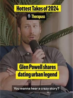 One thing we learned in 2024 is when Glen Powell says he has a crazy story it's a CRAZY STORY! #SpotifyWrapped 🎙️: Therapuss @Jake Shane #GlenPowell #Therapuss #SpotifyPodcasts 