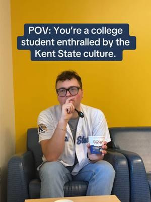 When the Golden Flashes ice cream hits! ⚡️🍦 You can pick up Golden Flashes Swirl at Eastway Market & Rosie’s!  #KentState #CollegeLife #IceCream 