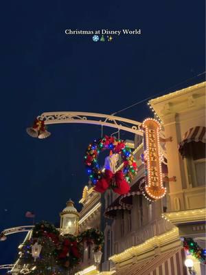 Christmas at Disney 🎄❄️✨  @Disney Parks #christmasatdisney #disneychristmas #christmastok #magickingdom #floridachristmas 