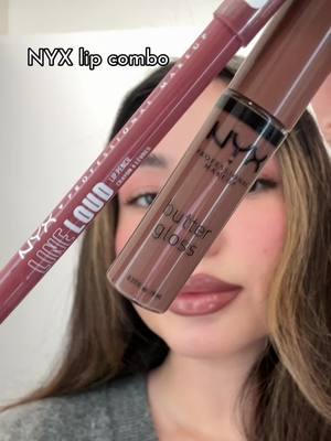 Nyx only lip combo✨ i used nyx sassy line loud lip liner and nyx butter gloss in cinnamon roll 🩷 i love a more neutral lip combo for everyday even around the holidays 🩷#nyx #nyxlip #nyxlipcombo #nyxlipliner #lipliners #lipliner #nyxcosmetics #nyxbuttergloss #lipswatch #lipswatches 