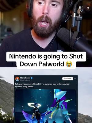 Nintendo has possibly begun forcing Palworld to change their game. Will Palworld shut down? #asmongold #asmongoldclip #palworld #palworldgame #palworldgameplay #pokemonscarletviolet #pokemonswordandshield #gamingtiktok 