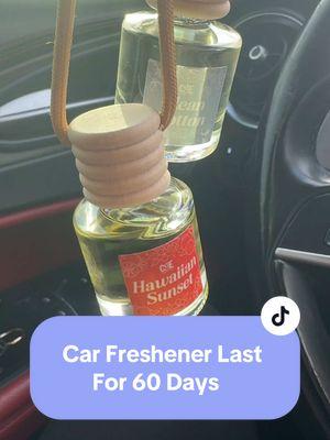 60 Days of Freshness with each little bottle! #carfreshener #carsmellgood #smellgood #cardiffuser #carfragrance #car