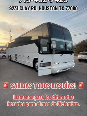 Llámenos para reservar sus boletos e asientos con anticipación!  Oficina de Houston (713) 462-9423  Oficina de Bryan (979) 450-7882 #fyp #LosRmz #LosRamirez #Prevost #AutobusesRamirez #Prevostbuslife #viajesamexico 