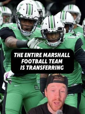 The entire Marshall football team is in the transfer portal 😳🏈 #football #cfb #CollegeFootball 