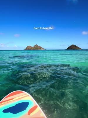 The water >> #fyp #viral #hawaii #explorepage #island #blue #ocean #paddleboard #clear #water 