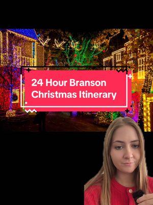 What to do in Branson Missouri if you are short on time? Check this 24 hour Branson Christmas Itinerary out! #explorebranson #bransonmissouri #silverdollarcity #shepherdofthehills #itinerary 