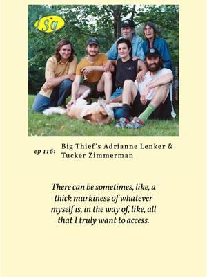 @Adrianne Lenker and @Tucker Zimmerman talk songwriting on Jenny Eliscu’s LSQ podcast. Full episode is out now🎧 #adriannelenker #bigthief #tuckerzimmerman #lsq 