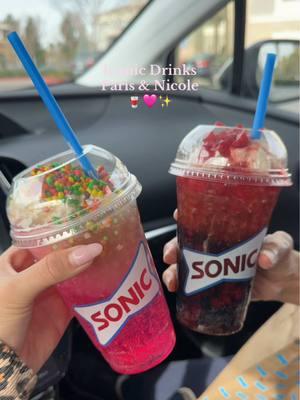 Loves it 💖 New Iconic drinks by Paris & Nicole now available at @SONIC Drive-In 🥤✨ @ParisHilton @Nicole Richie #parishilton #sonicdrivein #nicolerichie #parisandnicole #pink #sonic #sonics #dirtysoda #y2k #y2kaesthetic 