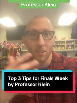 Finals Week Advicd from Professor Klein #anatomy #finals #finalsweek #anatomyfinal #advice #advicetiktok #examtips #howtobesuccessful #LearnOnTikTok #professorkleinanatomy #ohiouniversity 