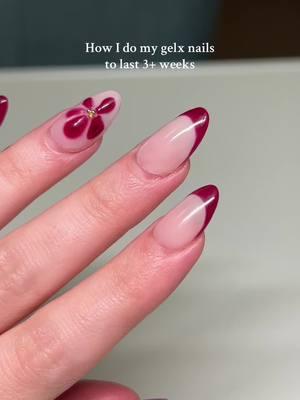 How i prep & apply my gelx nails to last 3+ weeks🤍 #gelx #gelxnails #gelxtutorial #gelxapplication #apresgelx #nailtutorial 