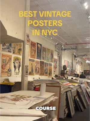 vintage posters galore!! highly recommend checking out phillip williams in tribeca 🖌️🎨 🎥 #vintageposters #posterstore #phillipwilliams #newyorkcity #nyc #nycvintage #tribeca 