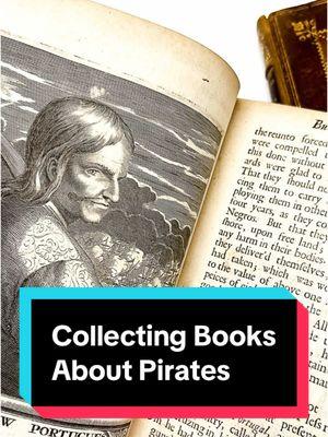 A book collecting treasure map for you pirate fans 🏴‍☠️ #jollyroger #pirate #piratetiktok #BookTok #books #bookcollection #rarebooks #oldbooks 