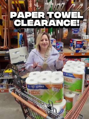 Home Depot paper towel clearance 🔥 12/11 #homedepotclearance  #homedepot #budgetshopping 