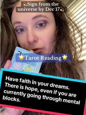 By December 17, expect a sign from the universe. 🌟 #star #thestar #tarot #tarotreading #fyp #witchycauldron #tarotcards #tarotreader #learntarot 