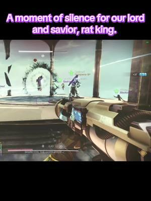 No sound. Just rat king 😎 #ratking #lordandsavior #destiny2 #momentofsilence #dreamingcity #lastwish #destiny2clips 